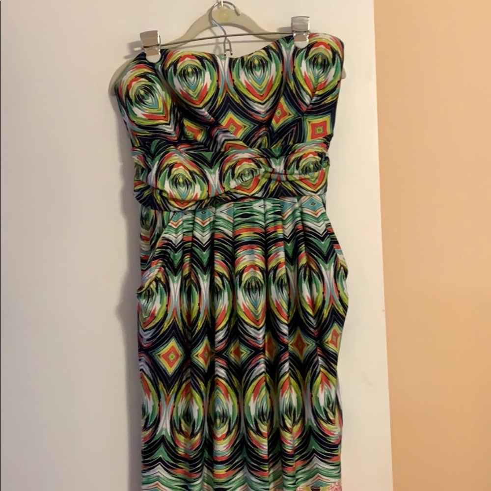 Multi Color Tube Dress